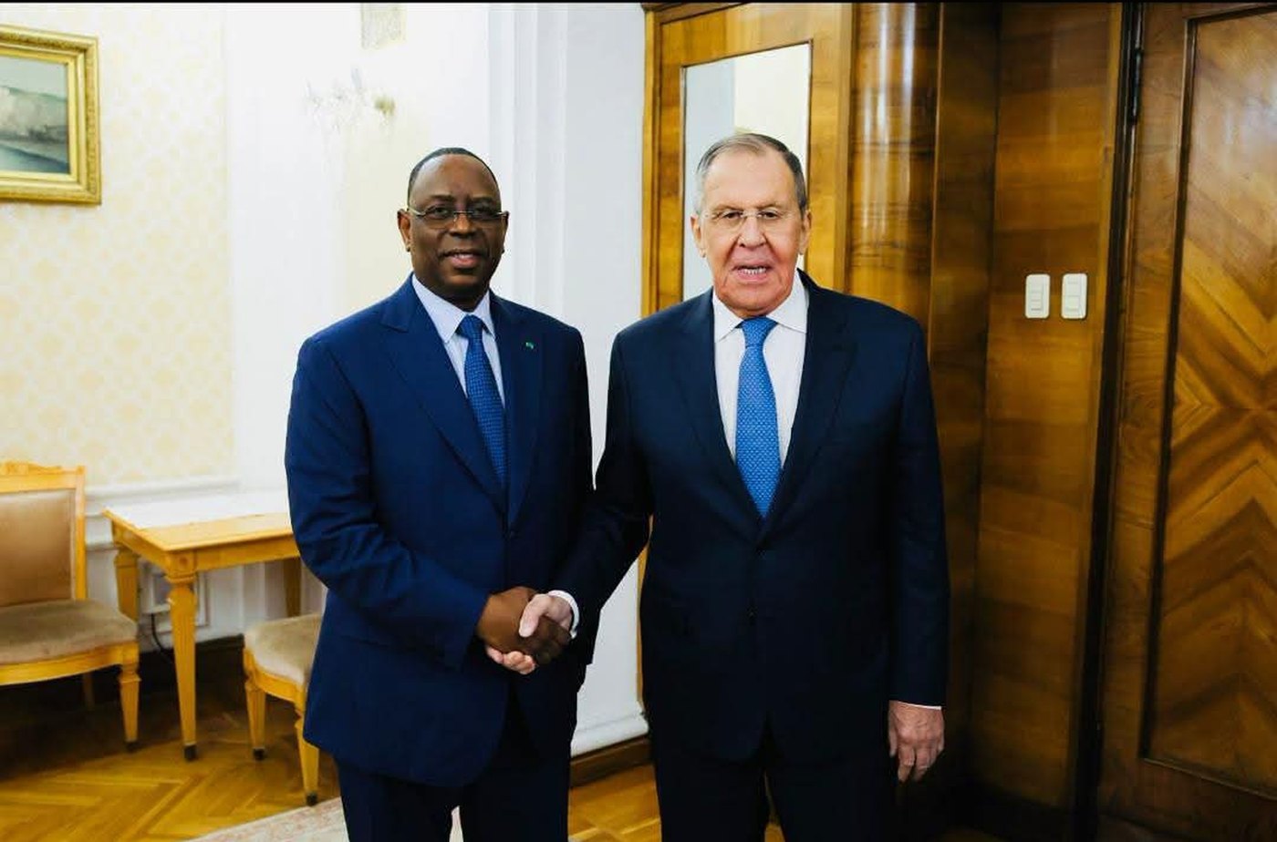 Macky Sall à Moscou : entretien avec Sergueï Lavrov