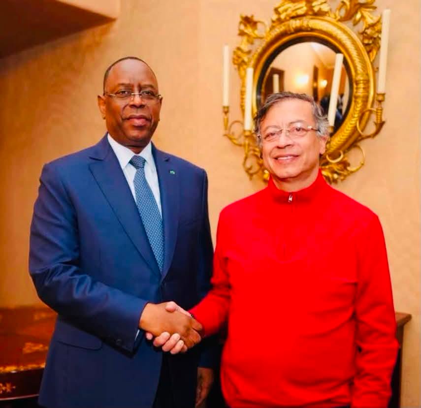 Campagne pour l'ONU : Macky Sall reçu à Bogota par Gustavo Petro