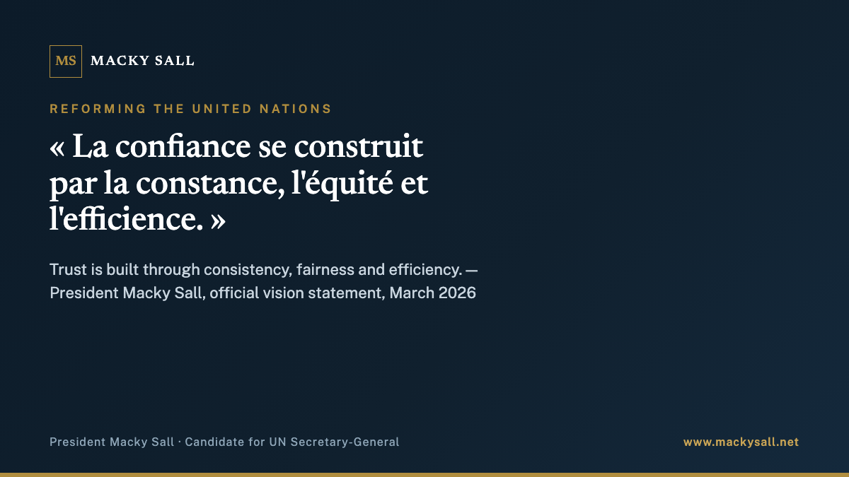 Macky Sall réforme ONU : entretiens à la presse américaine