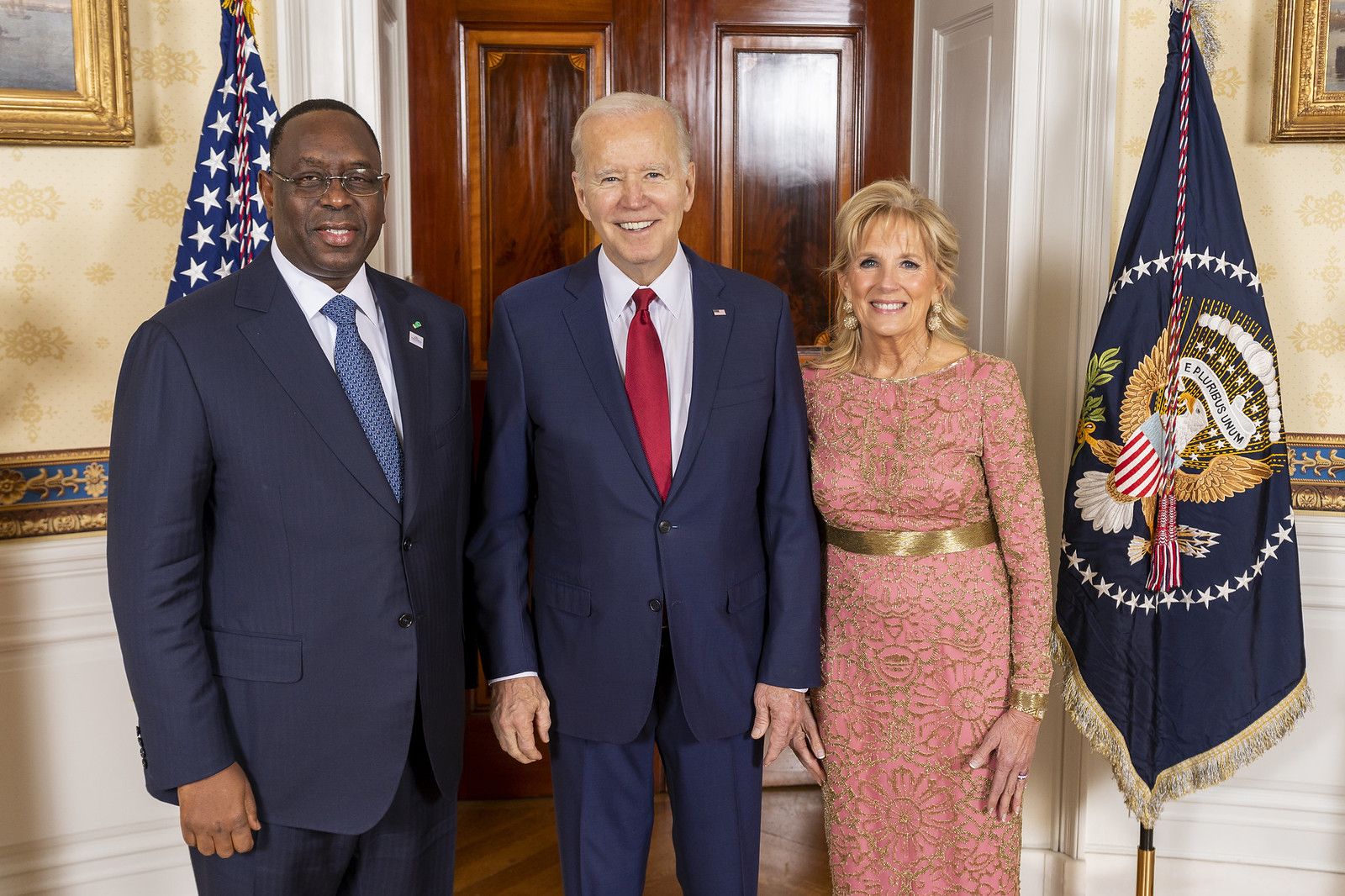 Macky Sall reçu par le Président Joe Biden et la Première dame Jill Biden à la Maison Blanche