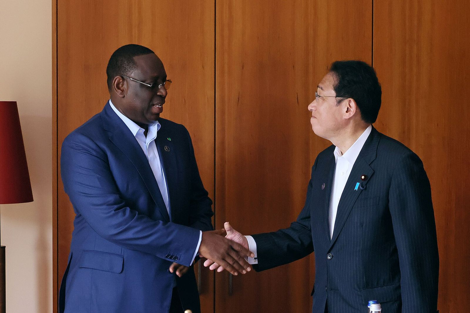 Macky Sall avec le Premier ministre japonais Fumio Kishida au Sommet du G7 de Schloss Elmau