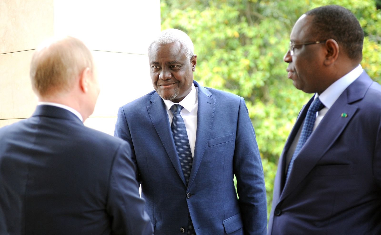 Macky Sall en rencontre bilatérale avec le Président russe Vladimir Poutine en 2022